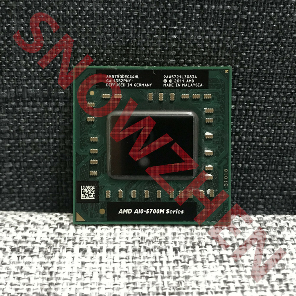 AMD A10-5750M CPU A10-Series Quad-Core 2.5GHz Socket FS1 Processor