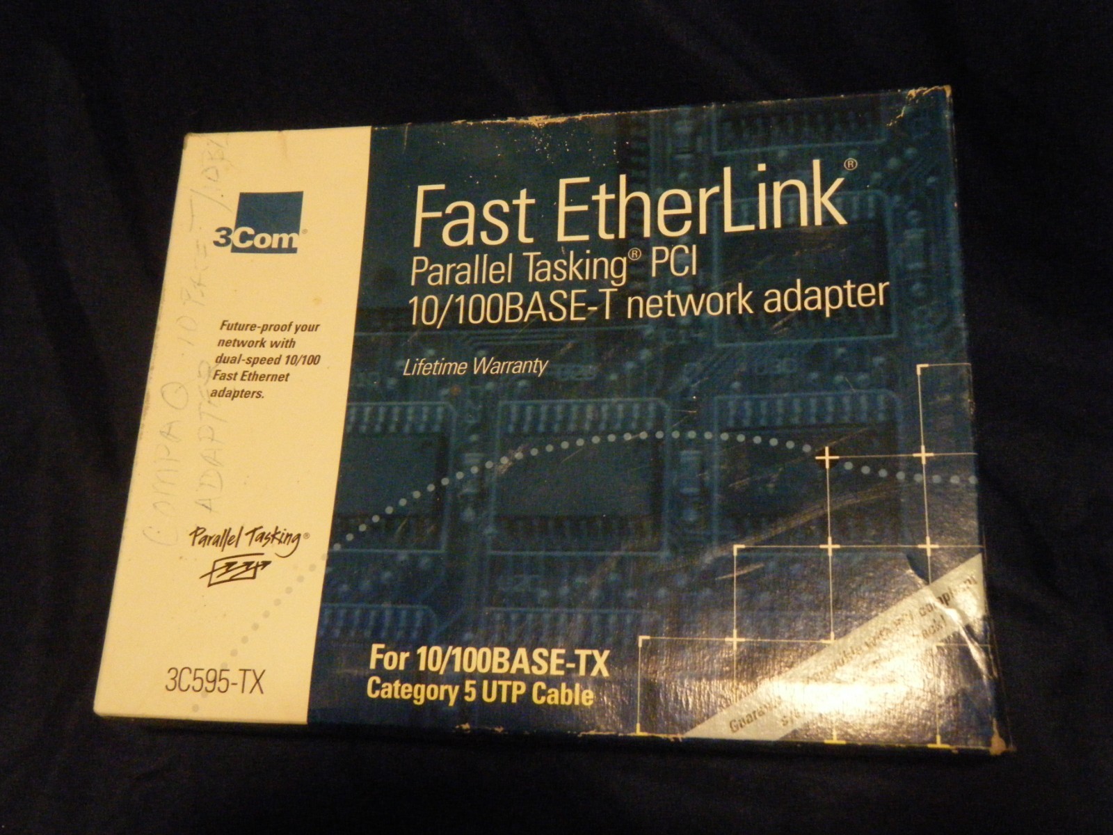 3Com Fast Etherlink Parallel tasking PCI 10/100BASE-T Network Adapter 169811-002
