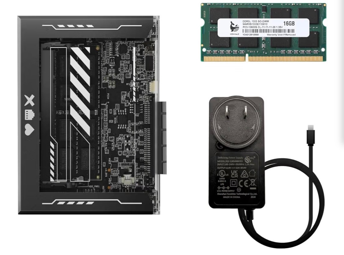 7700 Home Server Starter Kit, 16GB RAM + 32GB eMMC, Open x86 Platform, CasaOS Pr