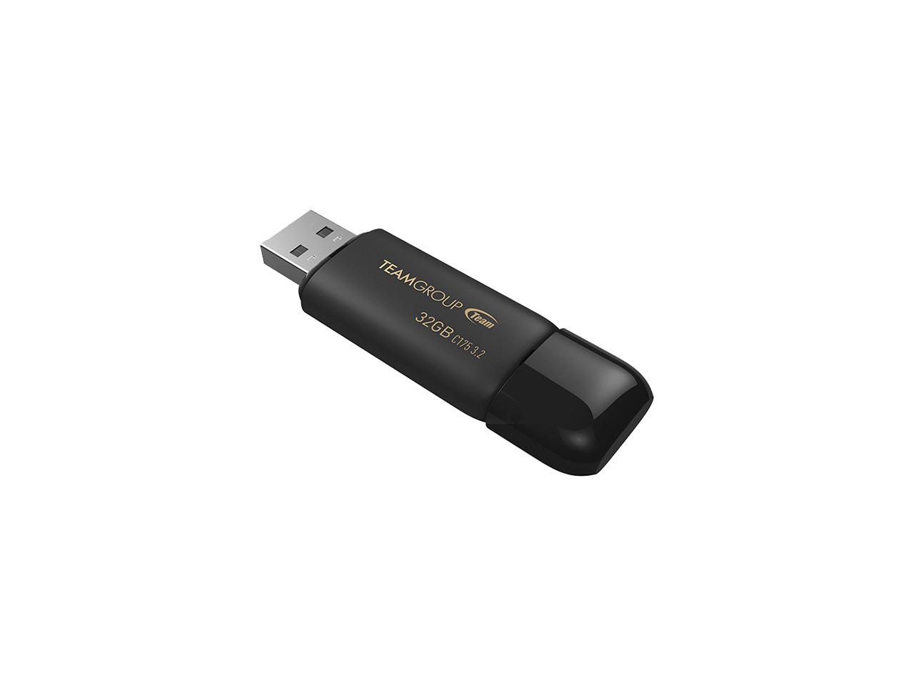 TEAMGROUP C175 32GB USB 3.2 Gen 1 Flash Drive Rounded Streamlined Unibody Design