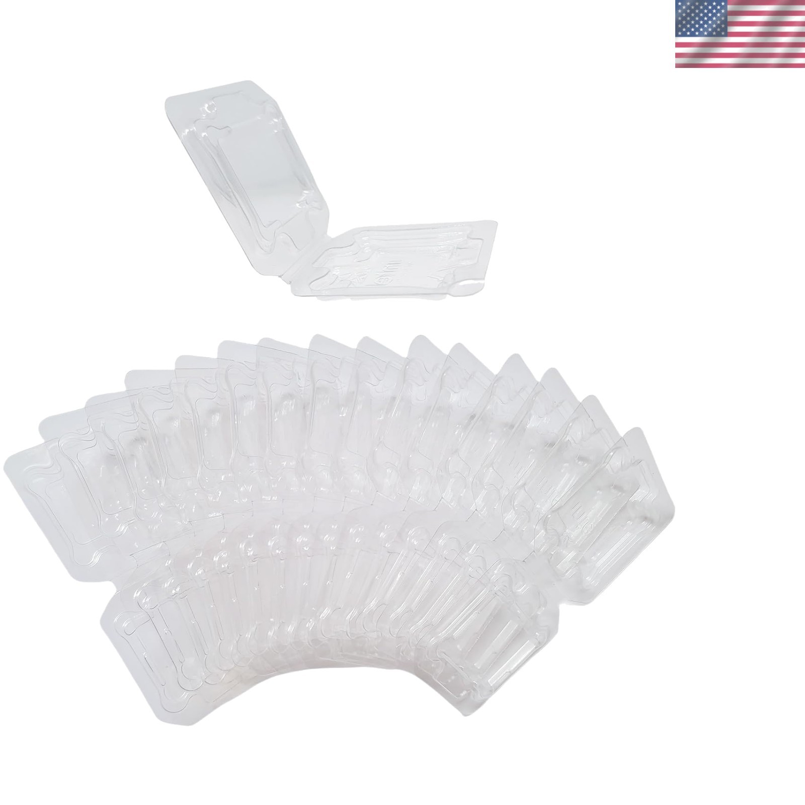 15PCS Computer CPU Clamshell Packaging Case Tray for Intel i3 i5 i7 i9 CPU Pr...