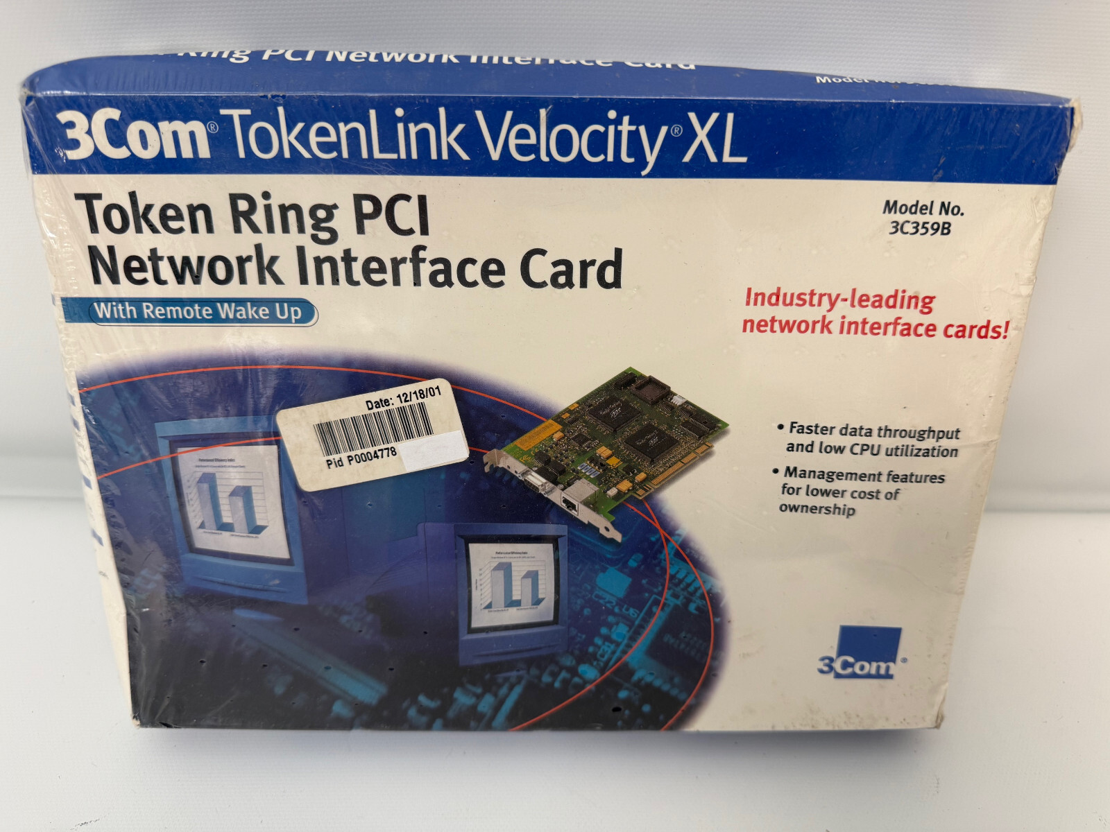 3COM 3C359B TOKEN RING PCI NETWORK INTERFACE CARD TOKENLINK VELOCITY XL NEW
