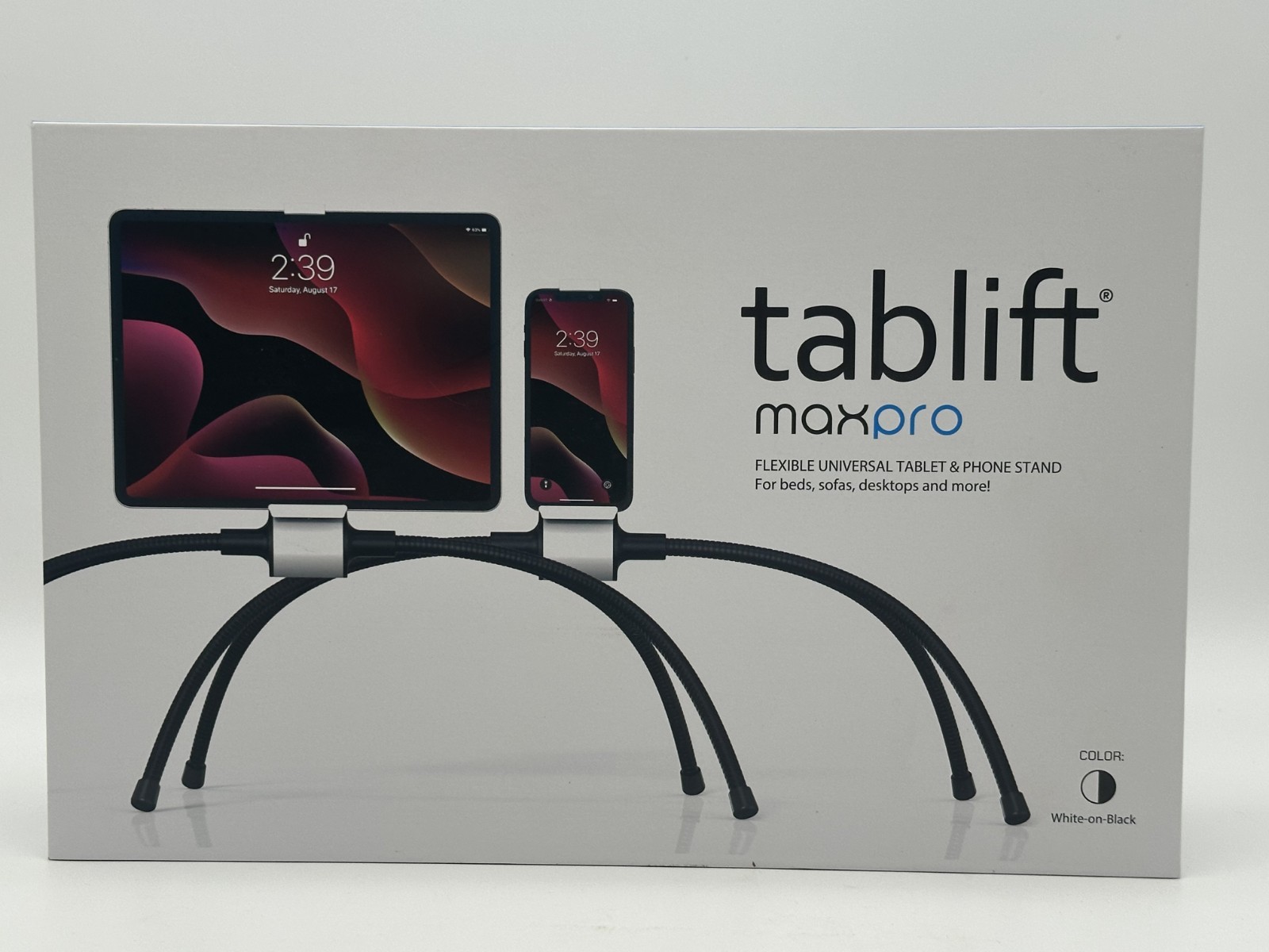 Tablift MaxPro Universal Tablet & Phone Stand for Bed Sofa-Brand New Sealed