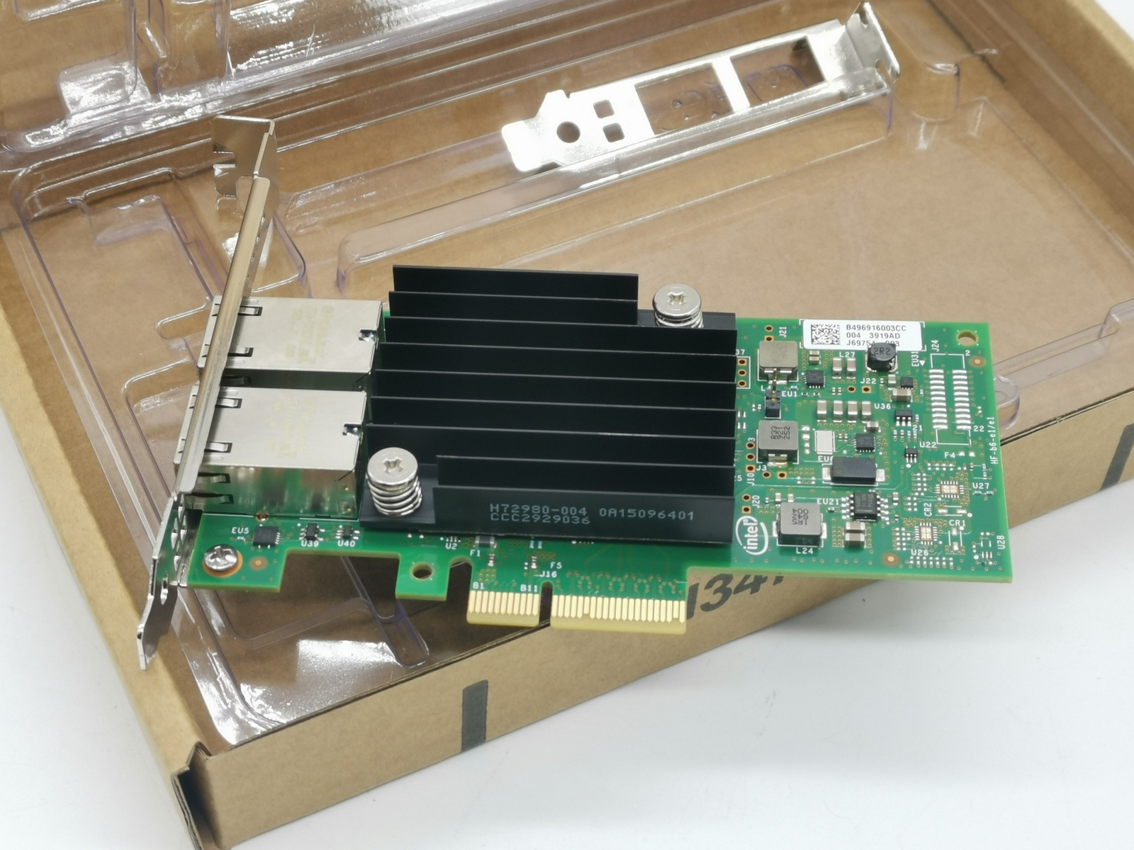 Intel X550-T2 X550T2BLK Network Ethernet Converged Adapter  Bulk Pack Retail US