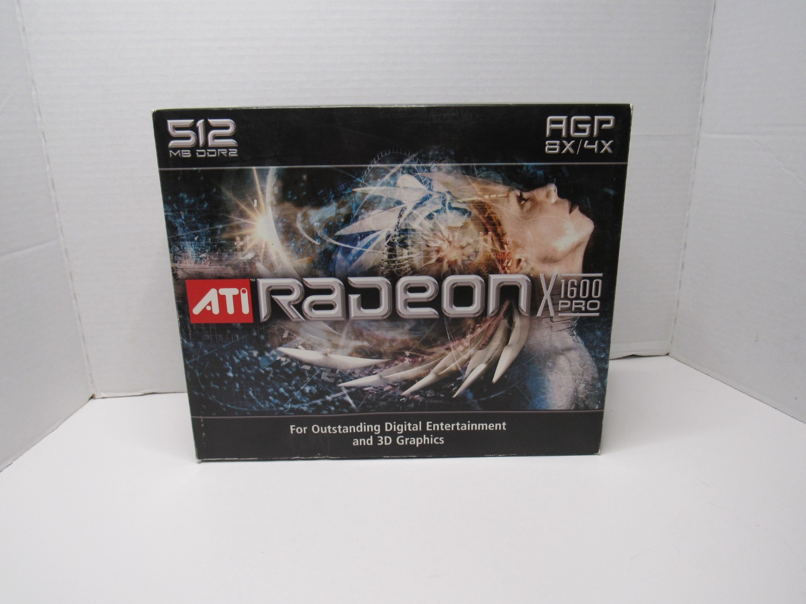 ATI Radeon X1600 Pro 512MB DDR2 AGP 8X Graphics Card Complete Box Retro GPU