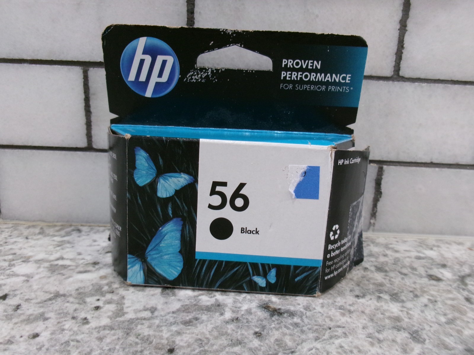 HP Proven Performance Ink Cartridge, 56, Black, #C6656AN, Exp 3/2016 **OPEN BOX*