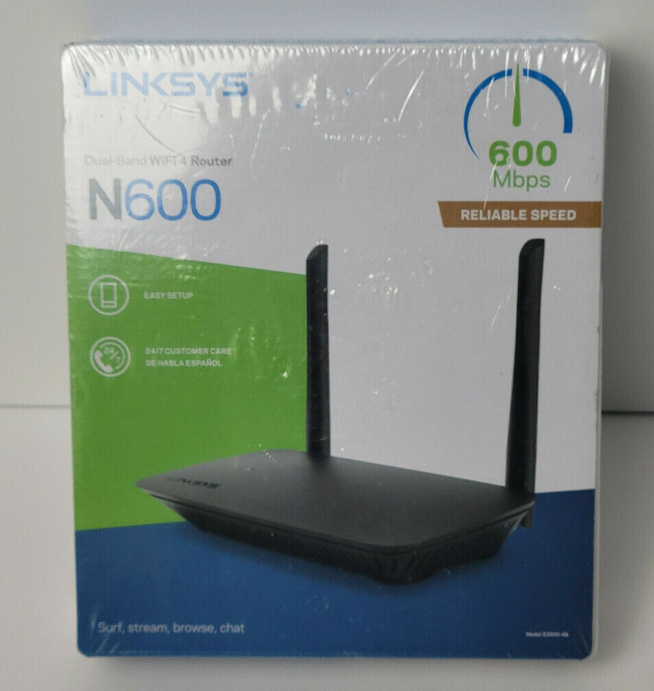 LINKSYS N600 DUAL-BAND WIFI 4 ROUTER BRAND NEW IN BOX - FACTORY SEALED
