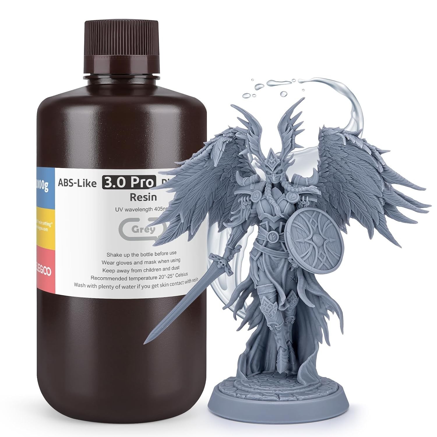 ELEGOO ABS-Like 3.0 Pro Resin � Tough. Precise & Fast Curing for 3D Printing