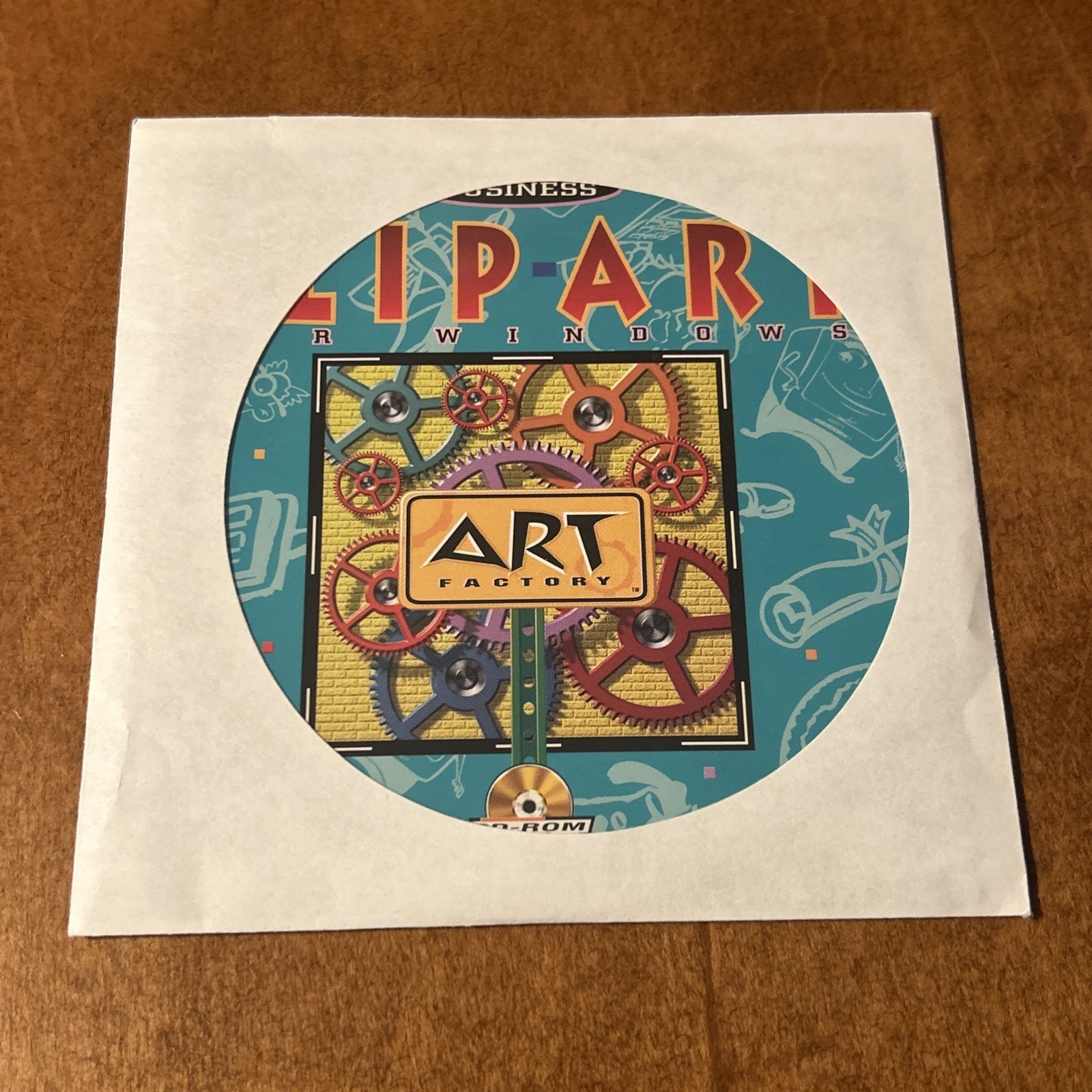 ART FACTORY: "CLIP-ART FOR WINDOWS" CD-ROM  1996 Disc Only