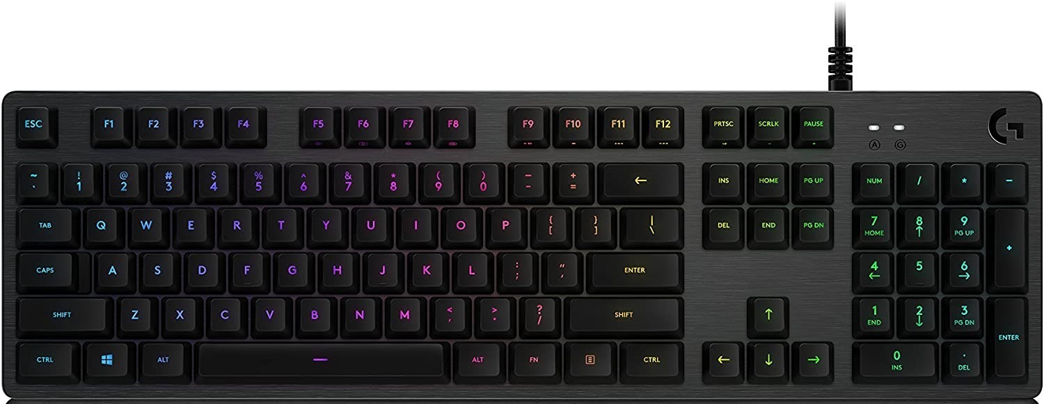 Logitech G513 RGB  920-008681 Wired Keyboard - Carbon (Linear) (/RT6-14487-92...