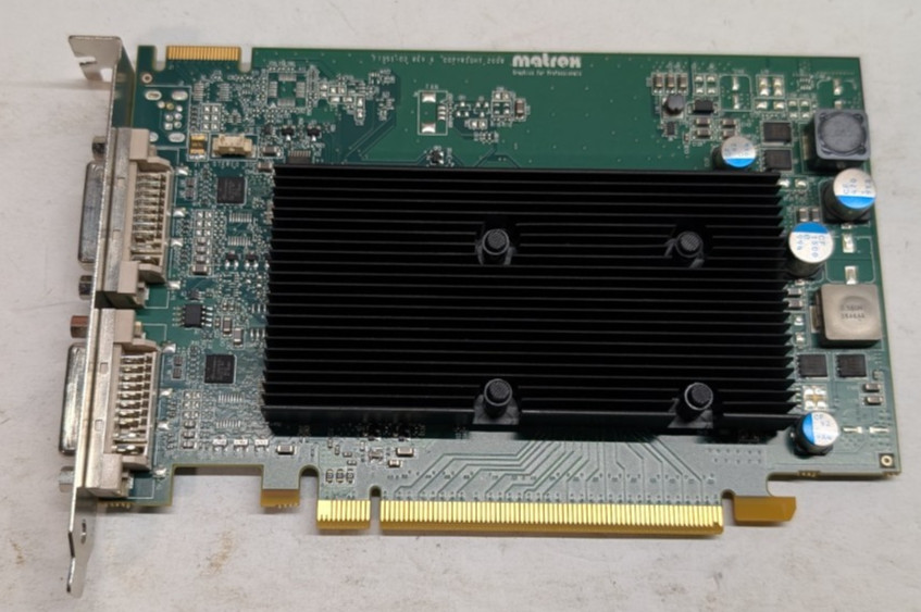 Matrox M9120-E512F 512MB DDR2 PCIe x16 Dual DVI Workstation Graphics Card Video