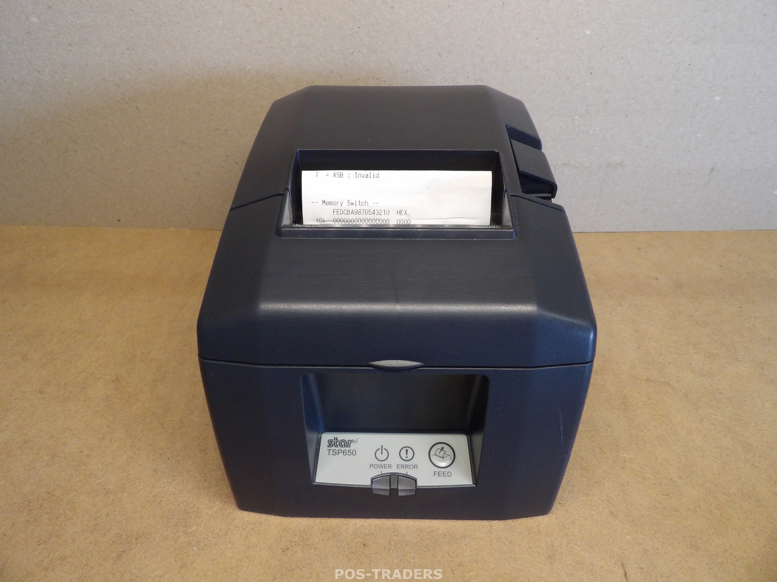 Star TSP650 Thermal Ticket Receipt POS Printer 80mm Parallel INCL PSU - BLACK