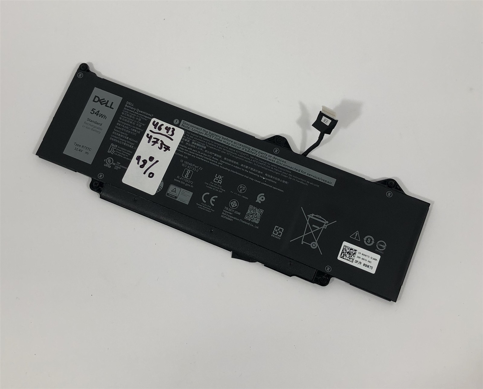 Dell R73TC / GTG7N Battery for Precision / Latitude - See Desc