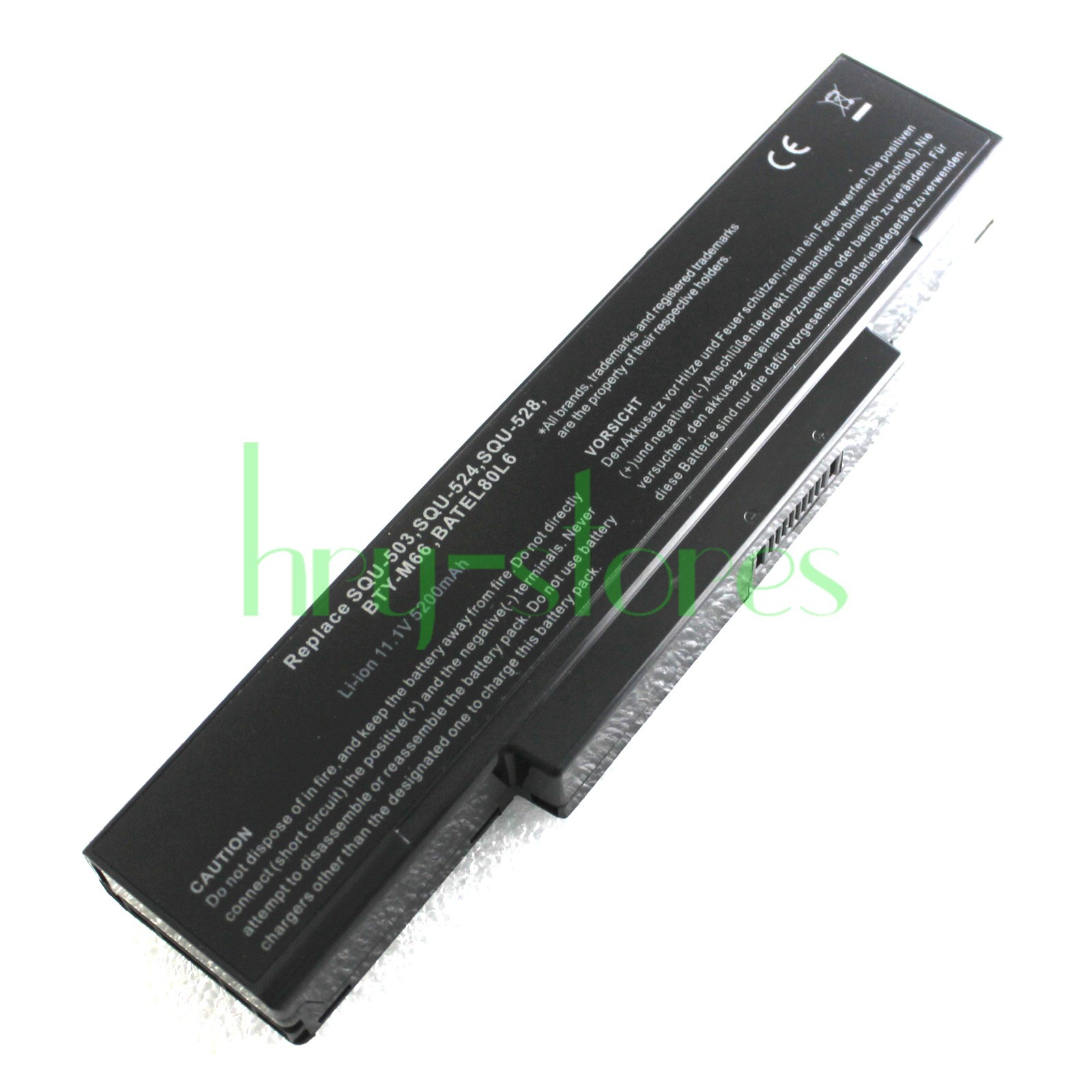 6Cell Battery For MSI BTY-M66 BTY-M67 BTY-M68 CBPIL44 CBPIL48 CBPIL72 CBPIL73