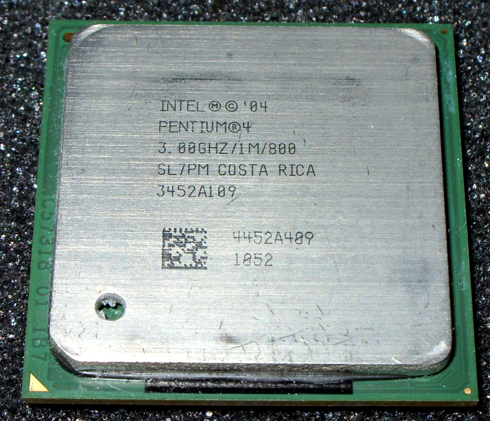INTEL PENTIUM 4  3.0 GHz SL7PM PROCESSOR, 800 MHz BUS,  SOCKET 478, US SELLER