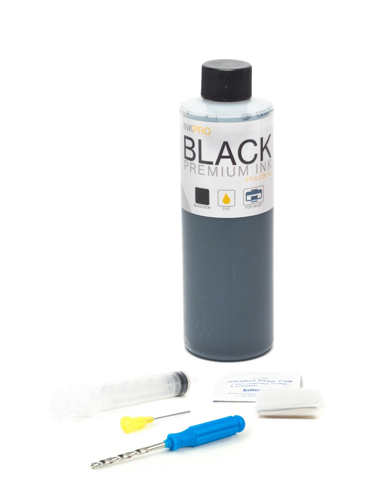 Hyrax Trading  Premium Black Ink Refill Kit for Canon PG-260/260XL 8oz/236mL