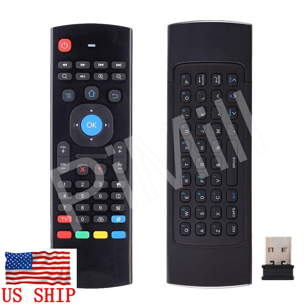 MX3 2.4GHz Wireless Air Fly Mouse Keyboard Remote Control For Android TV Box US