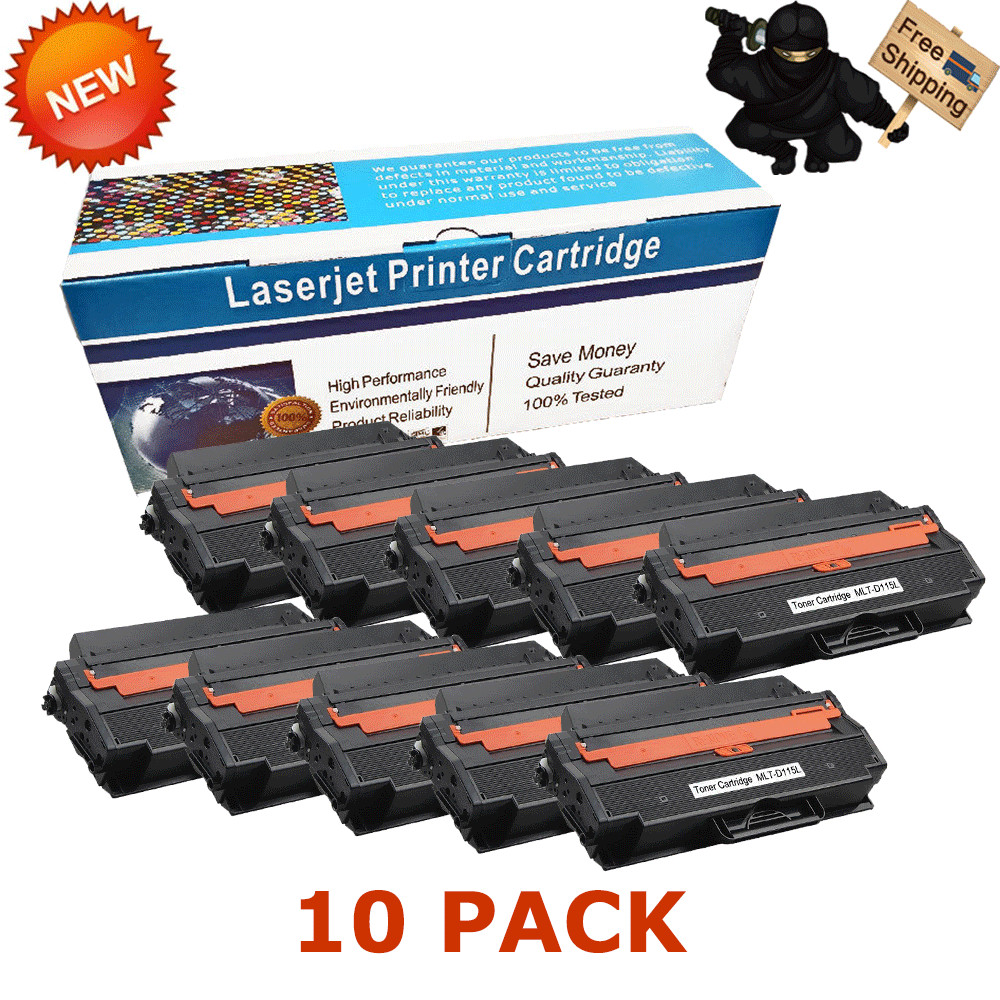 10 pack MLT-D115L 115S Toner For Samsung SL-M2830DW SL-M2880FW Xpress M2620