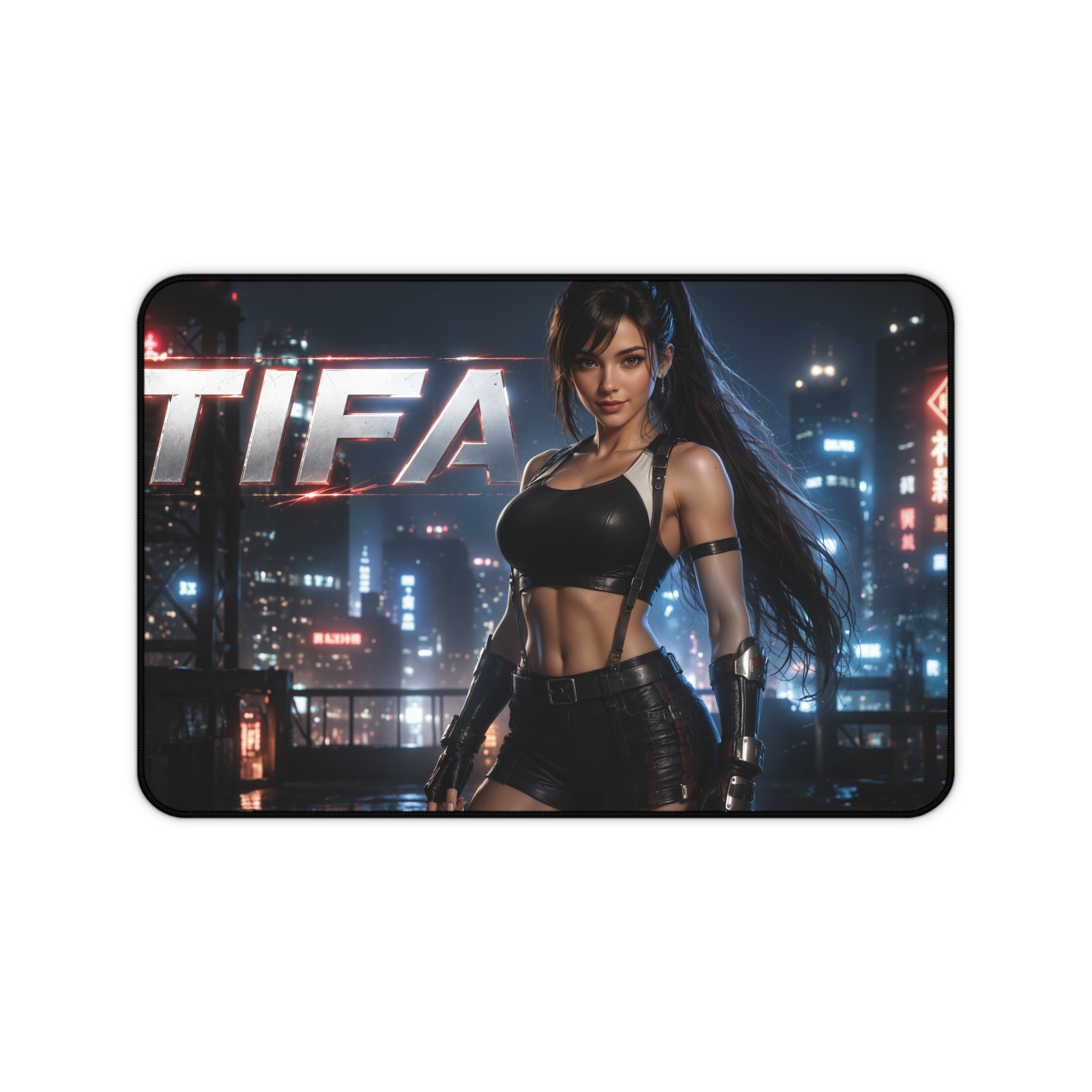 Tifa Lockhart Gaming Mouse Pad, Extended Desk Mat, Gamer Room Decor