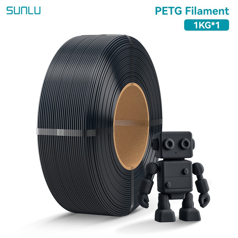 SUNLU 1KG Refill Filament PETG/Matte PETG/PLA/PLA+ 3D Printer Filament 1.75mm