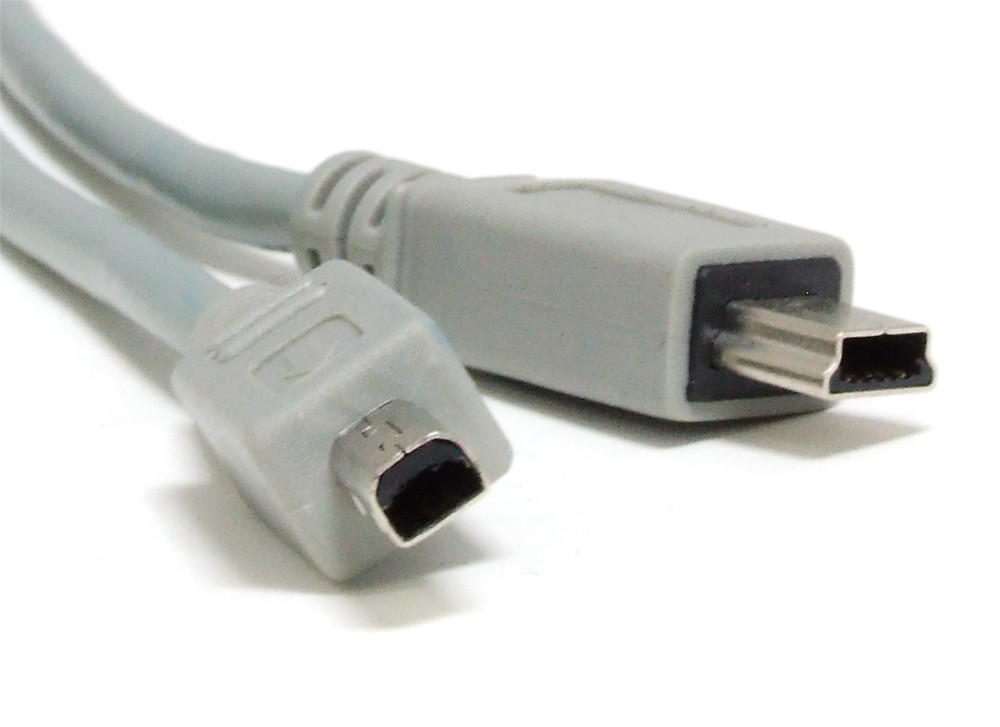 Digitus USB 2.0 Type Mini B 4-Pin to 5-Pin M/M Data Cable Data Lead M/M 1.8m