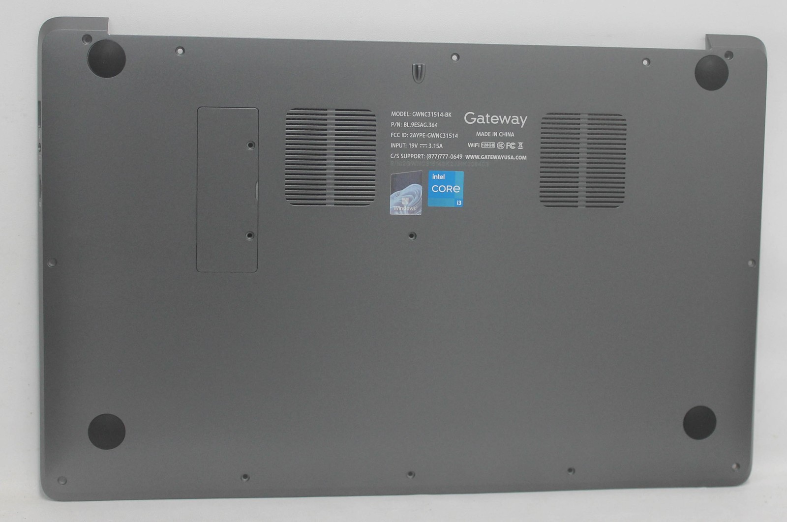 GWNC31514-BK-BASE-B Gateway Bottom Base Cover Gray Gwnc31514-Bk Grade B