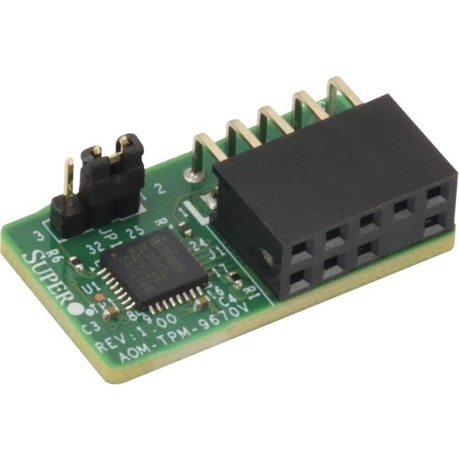 Supermicro AOM-TPM-9670V-O Trusted Platform Module (TPM) Vertical