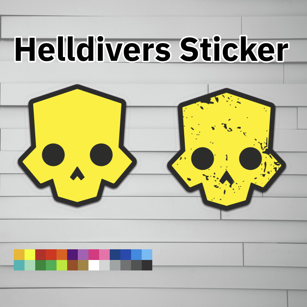 Skull Vinyl Decal (Sticker, Car laptop window tumbler water bottle) strategem