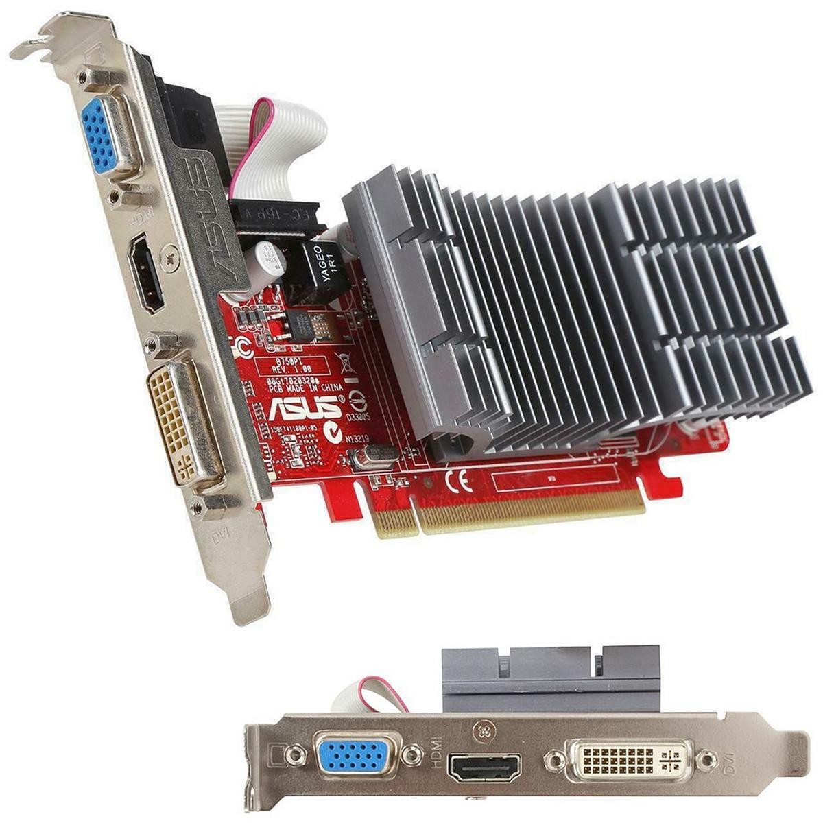 Asus Eah4350 Ati Radeon Video Card 512MB HDMI VGA DVI DVI PC