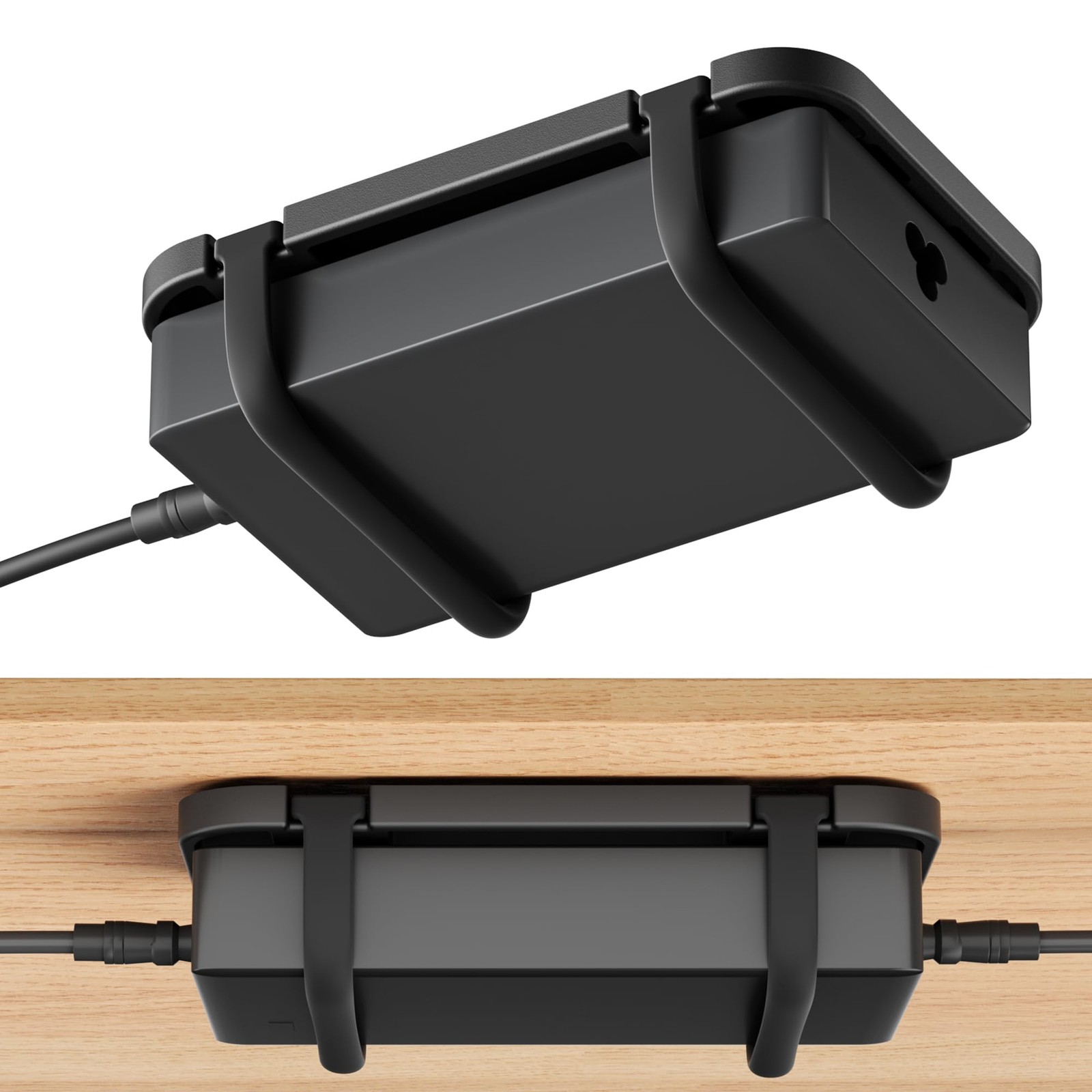Upgraded Laptop Charger Holder,Adjustable Silicone Strap Power Brick Organize...
