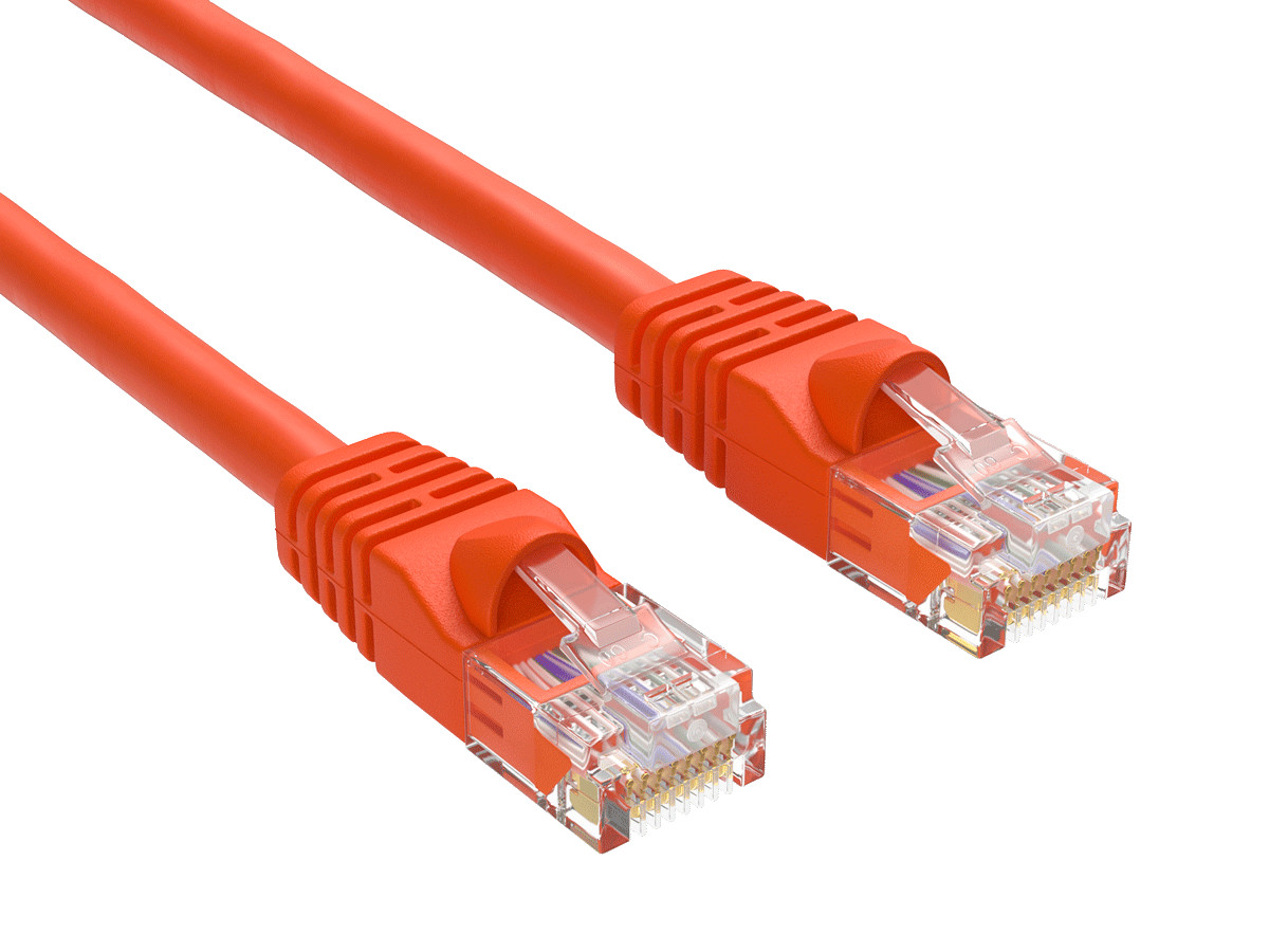 14ft Cat5e Crossover UTP Ethernet Network Patch Cable Snagless 24AWG Bare Cop...