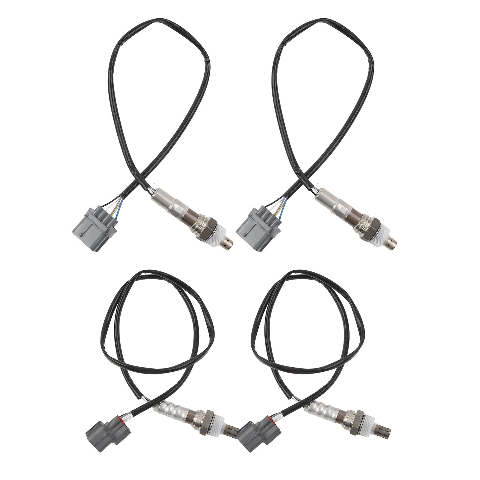 Set of 4 Upstream and Downstream Oxygen O2 Sensor Compatible with 2003-2008 A...