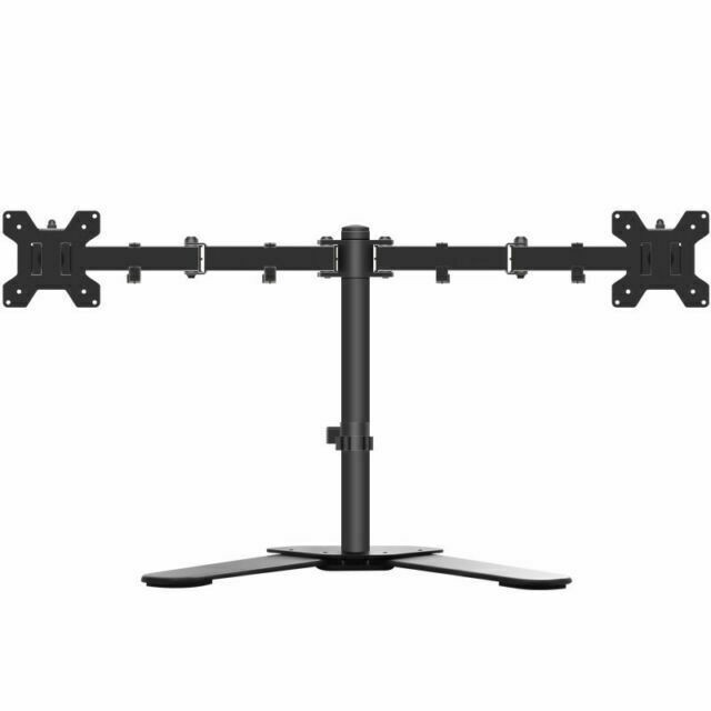 Mount-It MI-2781 Dual Monitor Desk Stand - Black