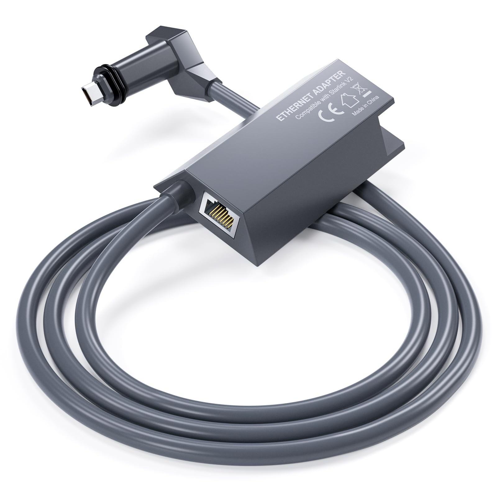 Ethernet Adapter for Rectangular Satellite Internet V2