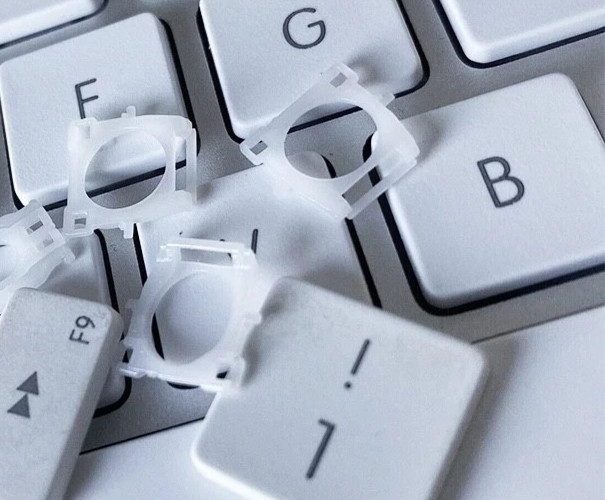 Replacement Keys For Apple Wireless Keyboard A1314 Individual Key & Hinge Spring