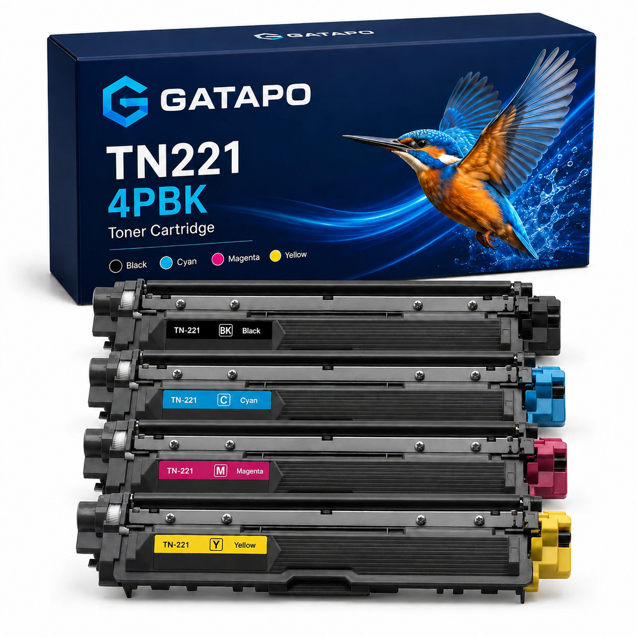 TN221-4PK Color toner set For HL 3140cw MFC 9340cdw 9130