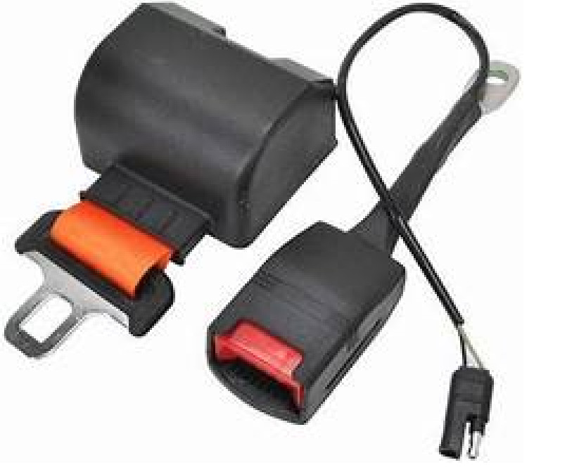 FORKLIFT GOLF CART RETRACTABLE SEAT BELT ORANGE BLACK WITH 5 Amp SENSOR SWITCH