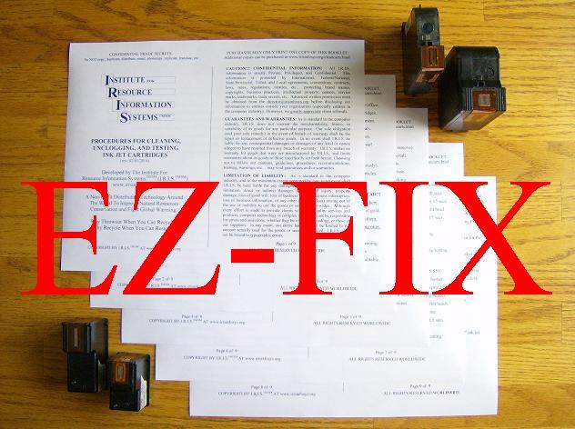 SAVE 50% ON EZ-FIX INKJET PRINT HEAD CLEAN / UNCLOG INSTRUCTIONS