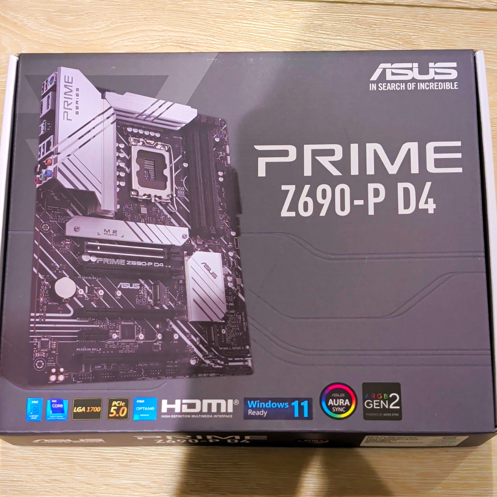 ASUS PRIME Z690-P D4 ATX Motherboard Intel LGA1700 DDR4 4 DIMM
