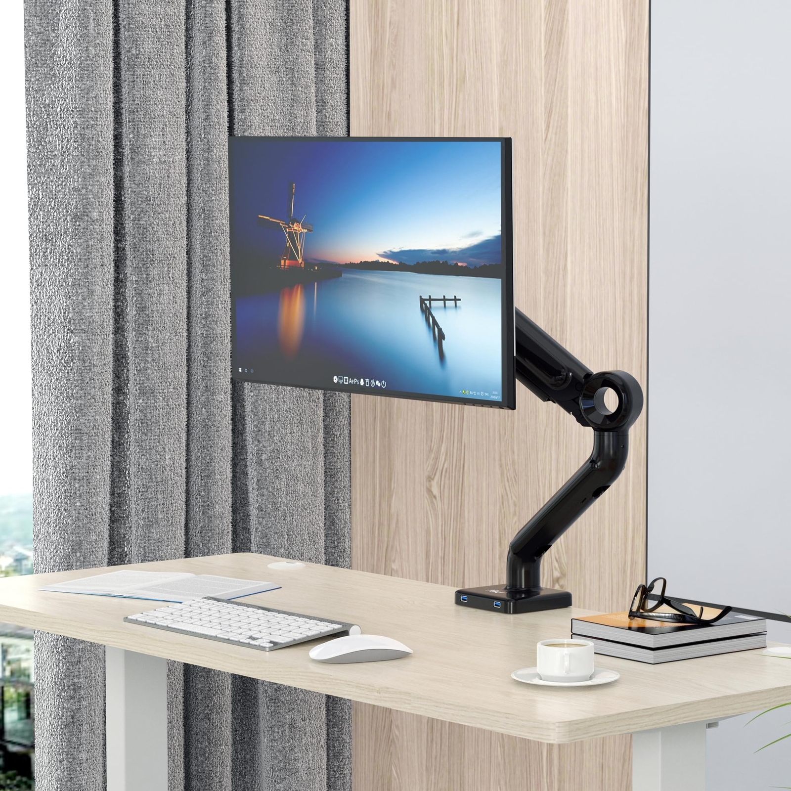 Rosewill Single Monitor Arm Holds 26.50 lbs