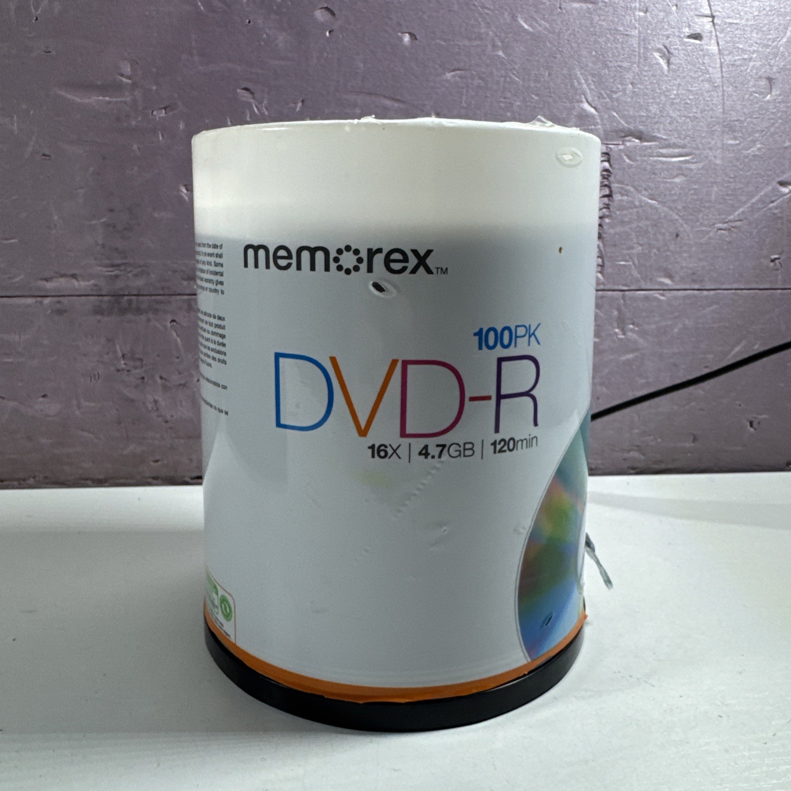 Memorex DVD+R 16X 4.7GB 120min 99 Pack Spindle New Open Box