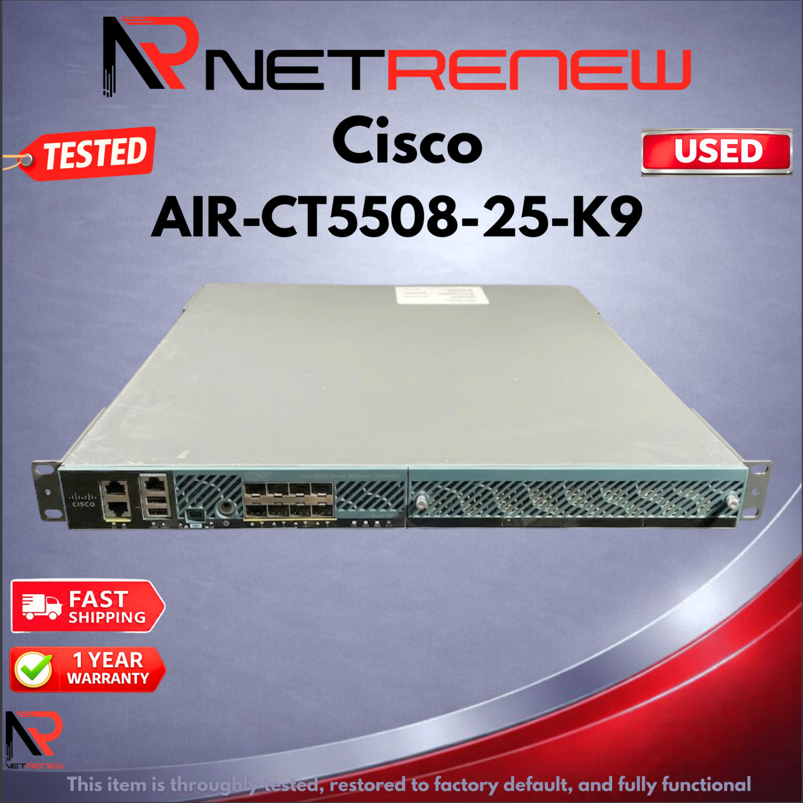 Cisco AIR-CT5508-25-K9 Wireless LAN Controller
