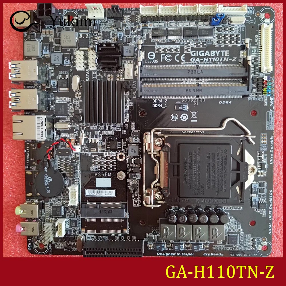 FOR GIGABYTE GA-H110TN-Z Ｍotherboard Test OK