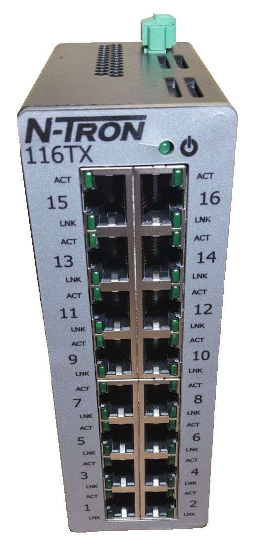 N-Tron 16 Port Ethernet Switch 116TX TESTED WORKING