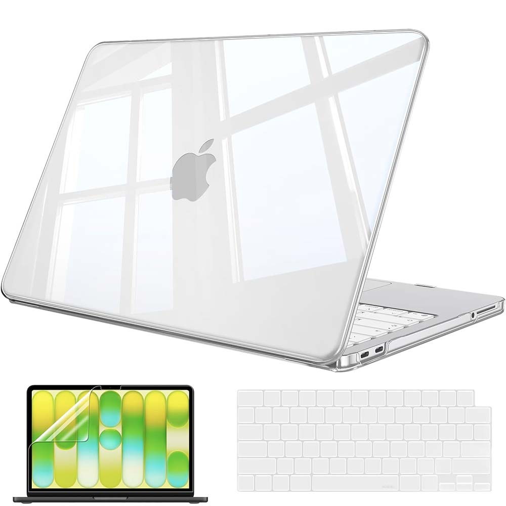 For MacBook Neo 13" A3404 Hard Shell Case & Keyboard Cover & Screen Protector