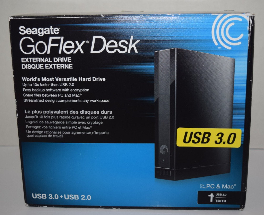 Seagate FreeAgent GoFlex Desk 1TB 7200RPM USB 3 External Drive Tested