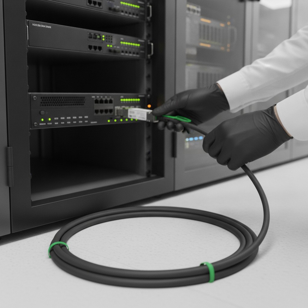 HFiber 40Gb Passive DAC Cable 0.5m - Streamlined for High-Speed Data Transfer