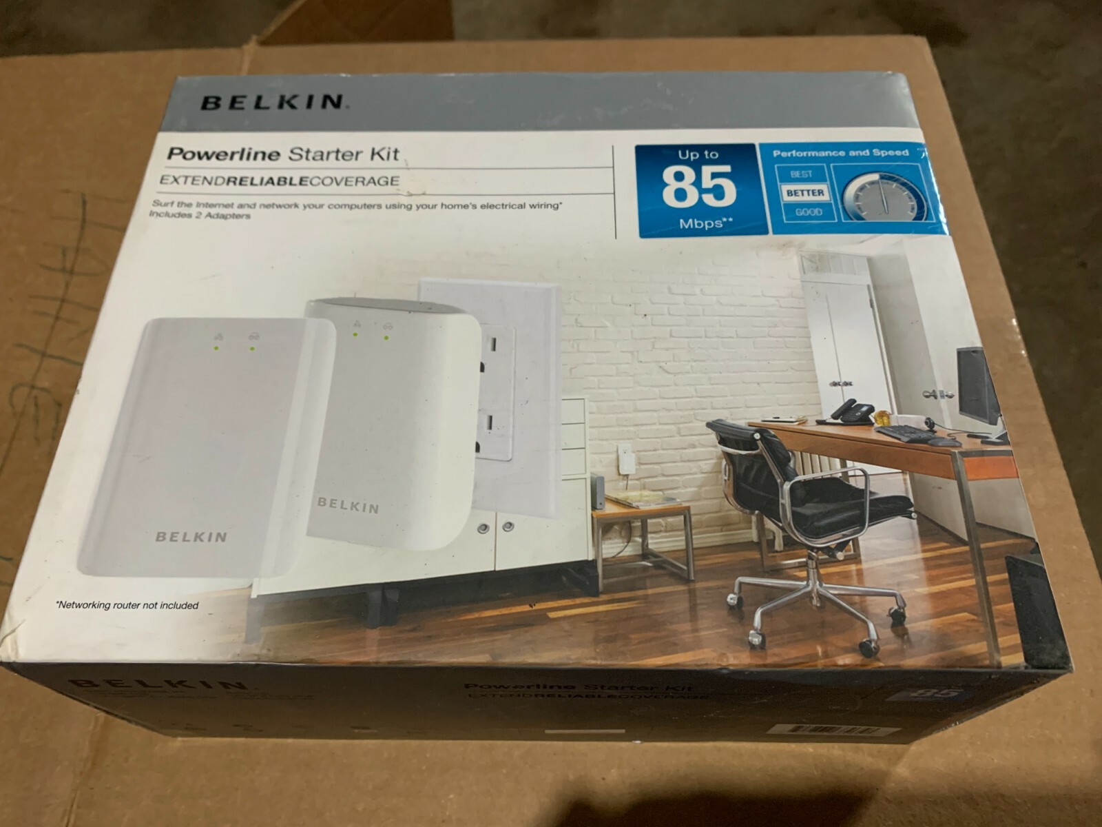 Belkin F5D4073-S Turbo Powerline Networking Adapters