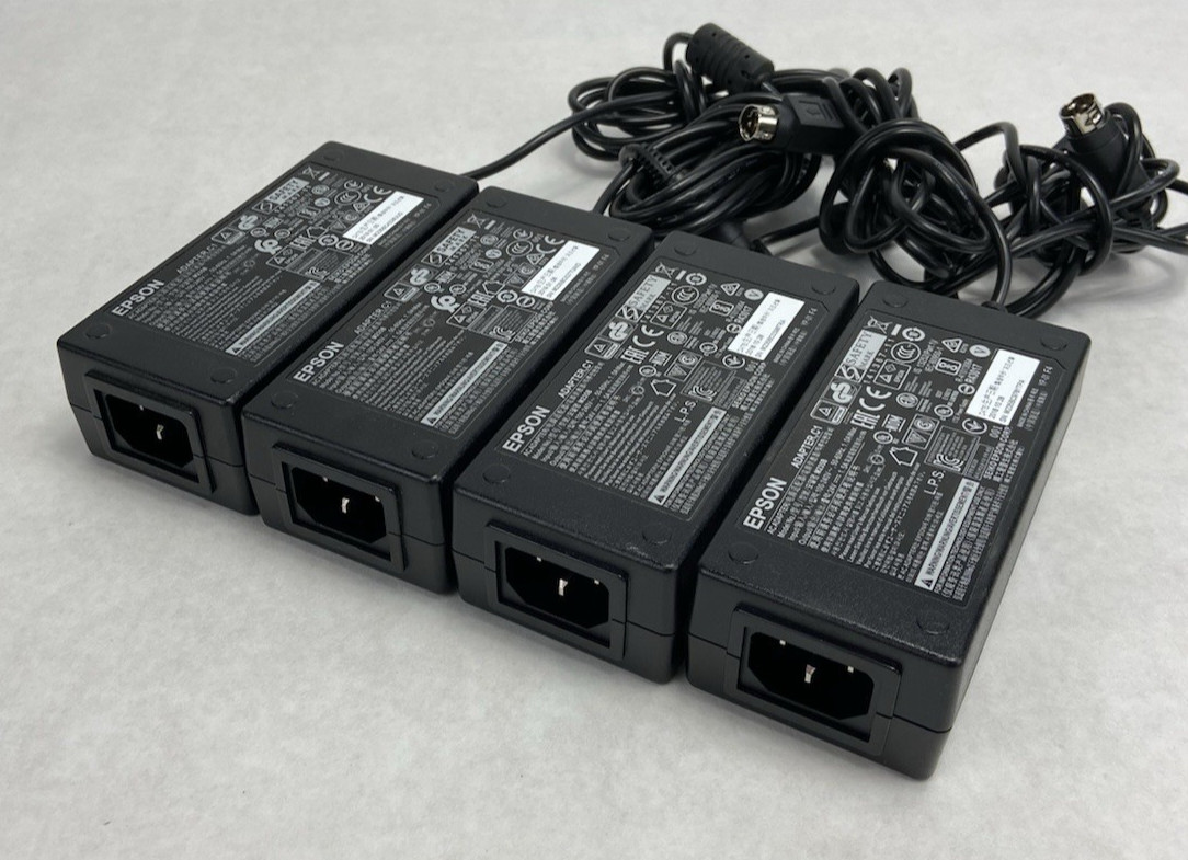 Espon Printer M235B 24V 1.5A C1 AC Adapter - Lot of 4 (Four)