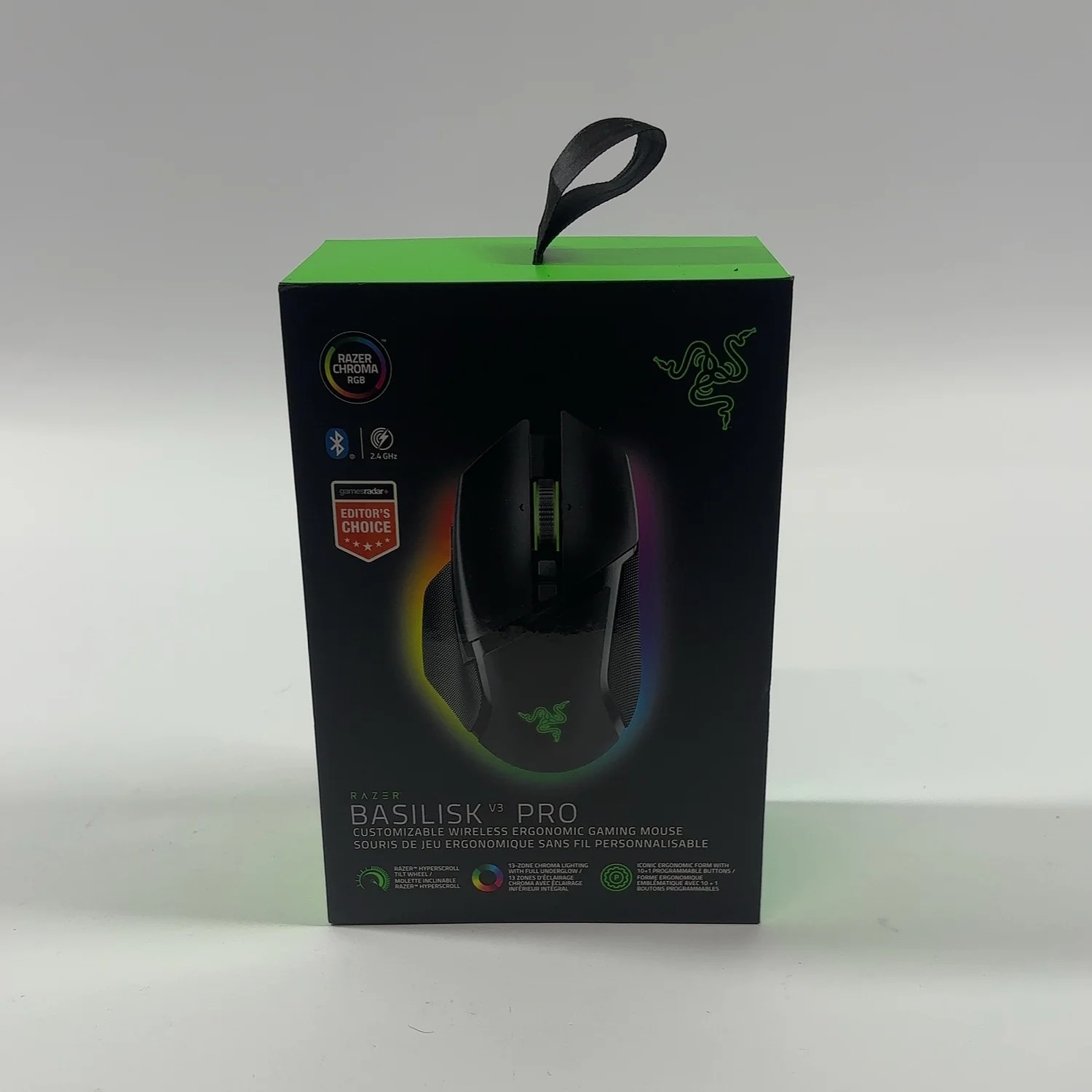 New Razer Basilisk V3 Pro RZ01-04620100-R3U1 Wireless Gaming Mouse Black